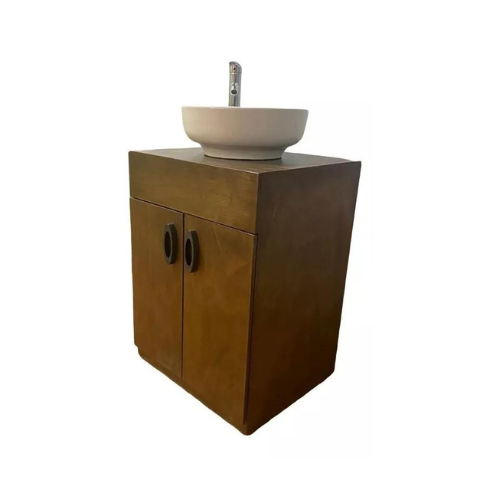 Minimalist Basin Cabinet / Compact Bathroom Vanity / Modern Washstand